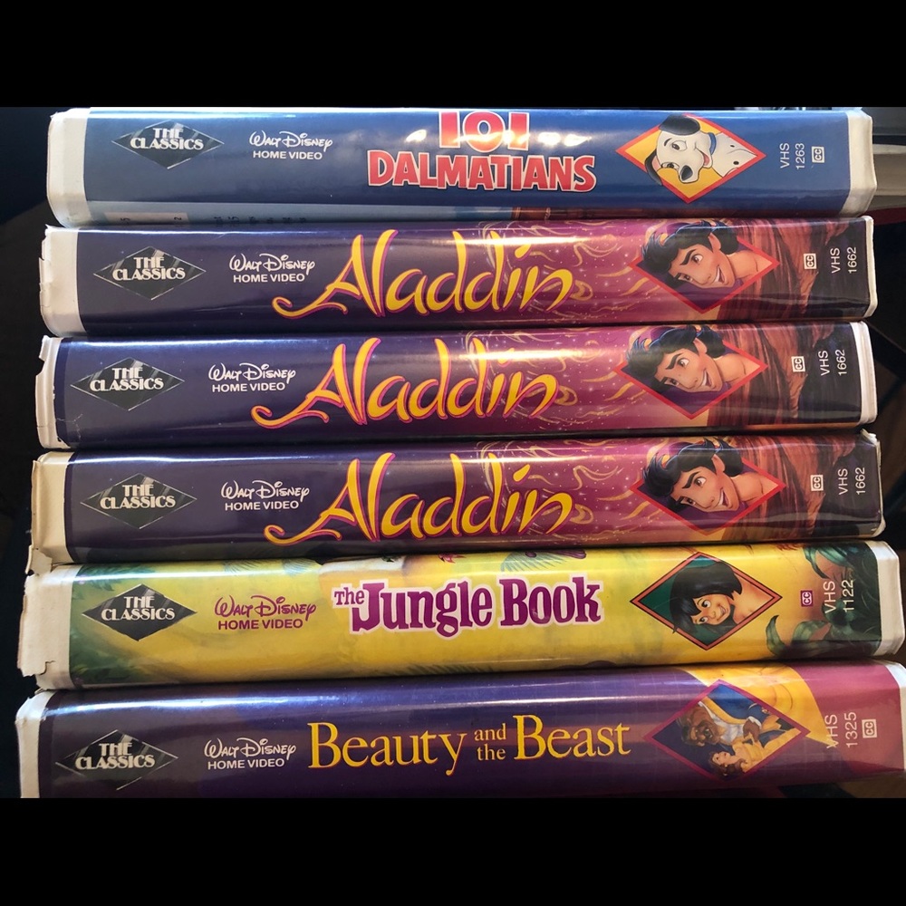 30 VHS tapes/ 6 Black Diamond editions
